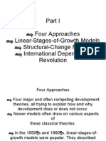 Four Approaches to Development Theories