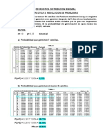 PRACTICA III (Distribución Binomial)