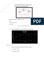 Análisis de Comportamiento para Un Circuito RC