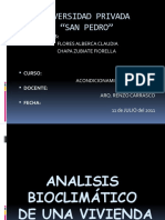 Analisis Bioclimatico de Una Vivienda