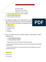 QUESTÕES DE PROVA DIREITO COMERCIAL E EMPRESARIAL