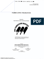 Pfi Standard Es-3 (Reaffirmed September 2000) Fabricating Tolerances