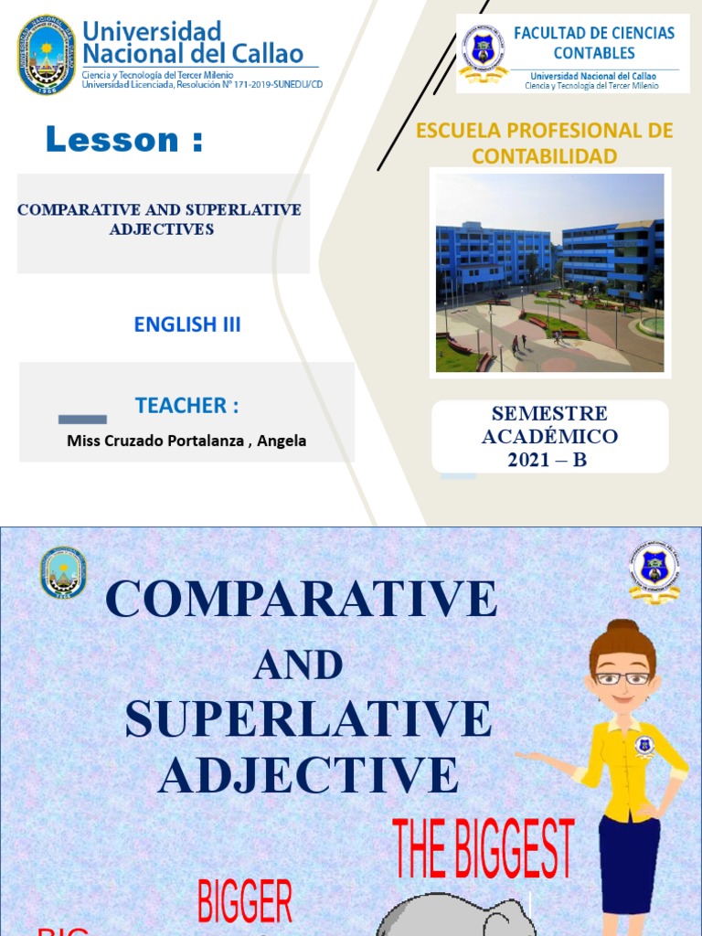Comparative and Superlative Adjectives Guide | PDF | Adjective | Philology