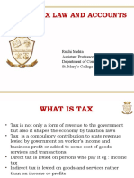 Income Tax Law and Accounts: Ruchi Mehta Assistant Professor Department of Commerce St. Mary's College Thrissur