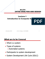 Lecture 1 Introduction To Computer Systems