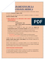 Fundamentos de la Psicología Médica