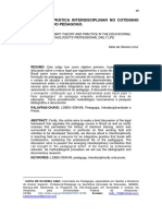 A teoria e a prática interdisciplinar no cotidiano profissional do pedagogo (LIMA, Kátia)