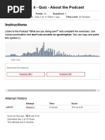 (AC-S04) Week 4 - Quiz - About The Podcast - INGLES II (16481)
