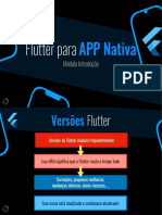 Flutter para APP Nativa: Versões