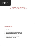 EN1802 - Basic Electronics: S4 - Bipolar Junction Transistors and Circuits