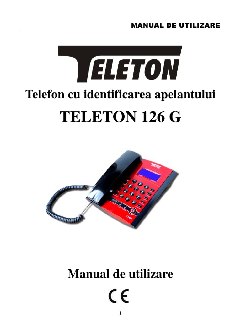Manual Teleton 126 G | PDF