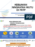 Kebijakan Mutu Di FKTP