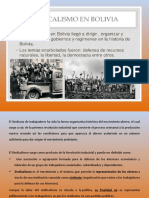 Sindicalismo Conciliacion y Arbitraje en Boliviaaa