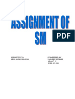 Assignment of SM