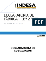 Declaratoria de Fabrica