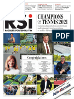 January 2022 Racquet Sports Industry magazine