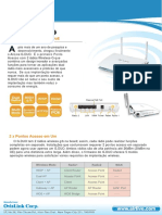 Dual 11g PoE AP com Design Inovador