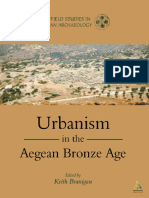 Epdf.pub Urbanism in the Aegean Bronze Age Sheffield Studies in Aegean Archaeology