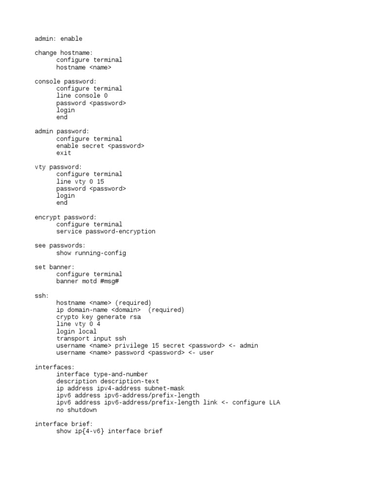 Router Config Cisco | PDF