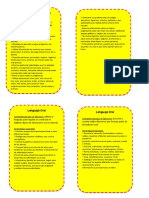 Tarjetas Competencias (Preescolar)