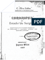 Chorografia Do Estado de Sergipe - Aracaju - 1897