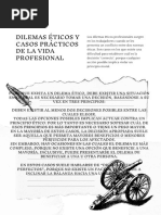 Dilema Etico y Casos Practicos