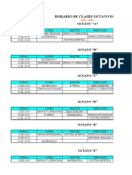 Horario de Clases Egbs Por Cursos 2020-2021