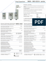 Motor Running Capacitors MKA-MK 450V Series