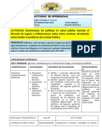 Actividad - 5° - Ciencias Sociales