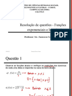 Aula 7 - Resolução de questões - Funções logaritmicas