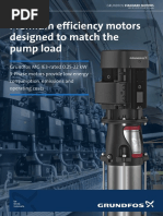 Grundfos MMG-E Motor Specifications | PDF | Electric Motor | Pump