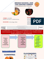 Los principales flavonoides responsables de las interacciones entre clementinas y medicamentos