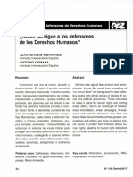 Quién Persigue A Los Defensores de Derechos Humanos