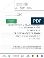 EyR GPC DX Tto Desnutrición - 5 A 2018