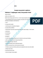 Soal PH Tematik K13 Kelas 6 (Enam) Tema 6 (Enam) Menuju Masyarakat Sejahtera Subtema 1 Lingkungan Sehat, Masyarakat Sehat