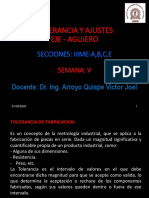 Unidad 02 - Semana 05 y 06 - Tolerancia - Eje Agujero