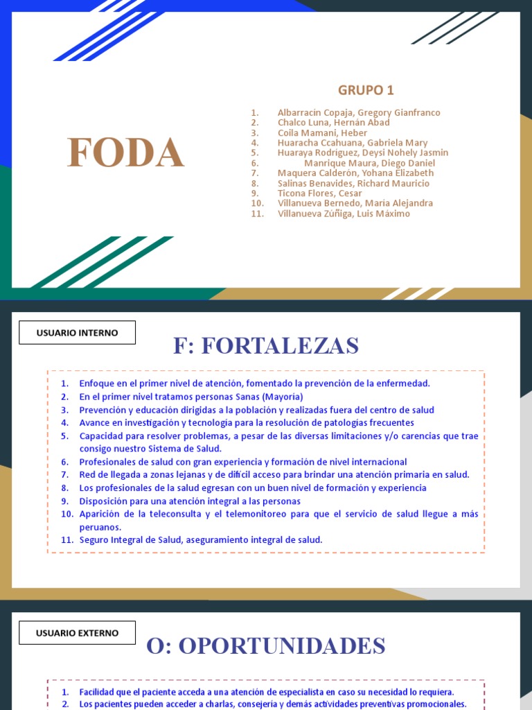 FODA de un Centro de Salud Primario | PDF | Sistema de salud | Hospital