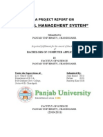 "Hotel Management System": A Project Report On