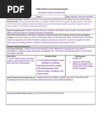 Final Lesson Plan - Statistics 5