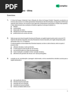 Exercícios Objetivos-Geografia Exercícios Sobre Clima-30!09!2020
