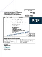 PDF Contoh Invoice Rental Mobil Padang PDF DL