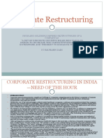 Corporate Restructuring: Crum and Goldberg Defined Restructuring of A Company As