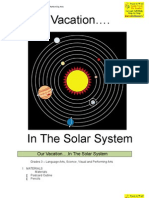 Solar System Vacation LESSON PLAN GR3
