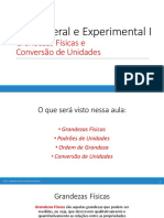 01.1 - Grandezas Físicas e Conversão de Unidades - Matemática