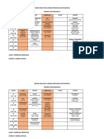 Horario Presenciales Estudiantes Tecnicos