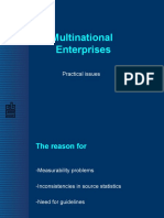 Multinational Enterprises: Practical Issues