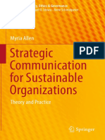 Strategic Communication For Sustainable Organizations: Myria Allen