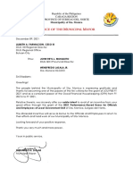 Letter of Intent DILG PBB 2021