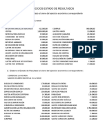 Ejercicios Estado de Resultados