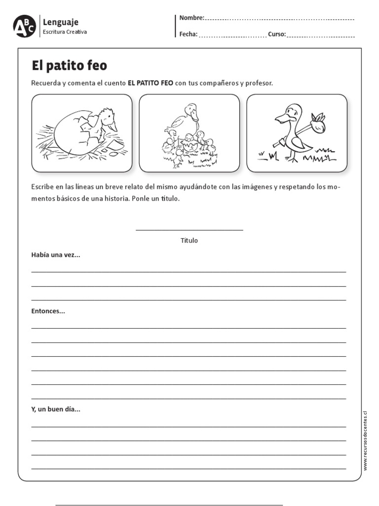 Actividades de Escritura Creativa Infantil | PDF | Artes del Lenguaje y ...